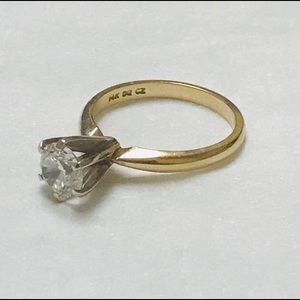 14k CZ Ring
